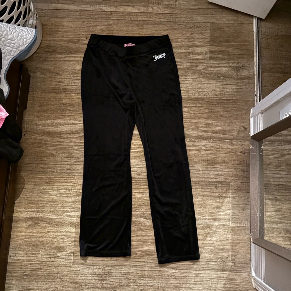Juicy Couture Black Velvet Bottoms